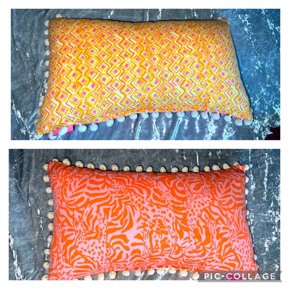 Lilly Pulitzer Reversible Pillow